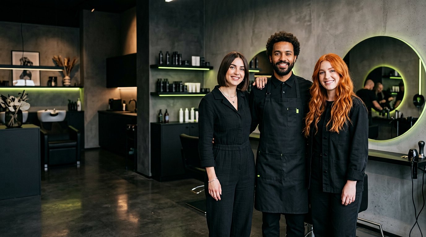 Il team Belli Capelli