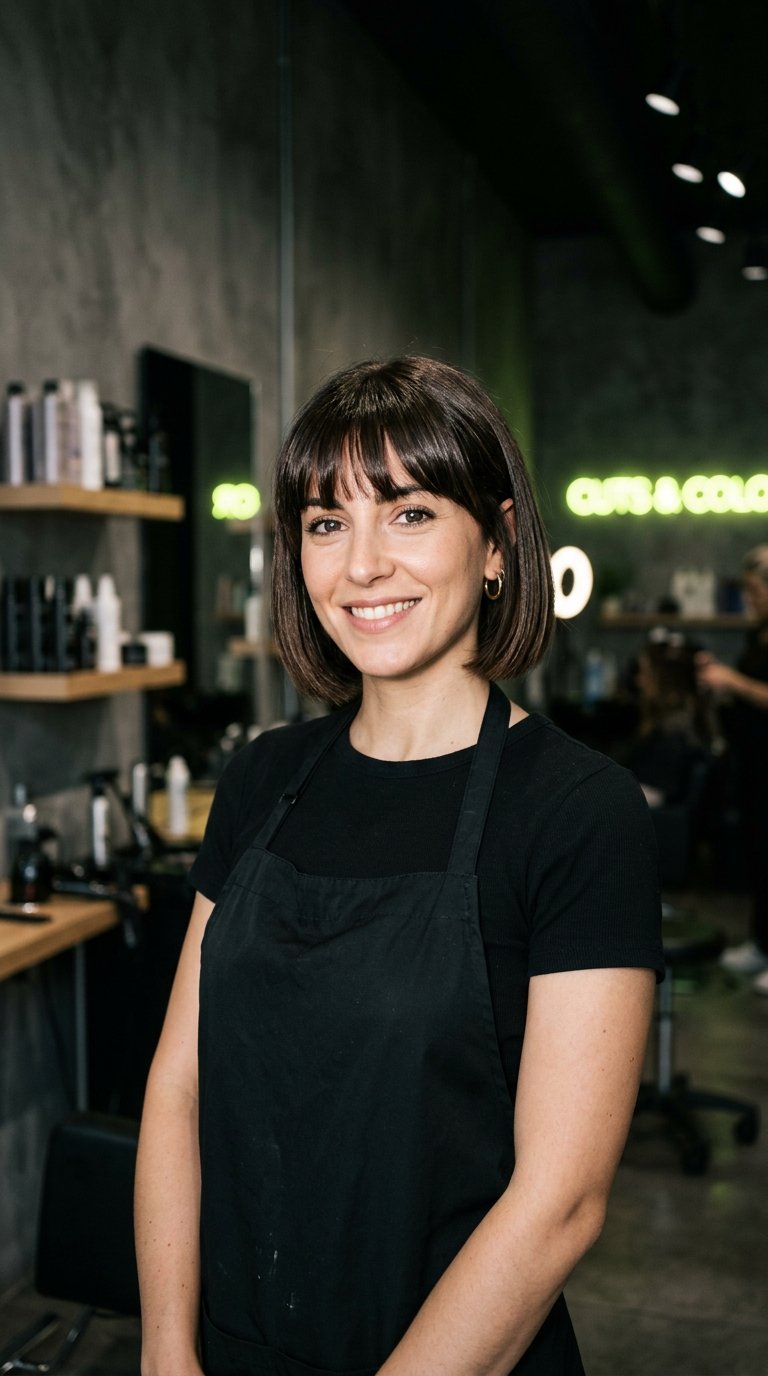 Ritratto di hairstylist